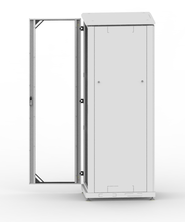 Шкаф напольный 19" телекоммуникационный, серия Премиум, 45U, 2187x600x800 мм, стеклянная дверь