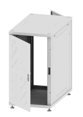 Шкаф серверный 19", серия Лайт, 22U, 1050x600x1000 мм, перфорированные двери