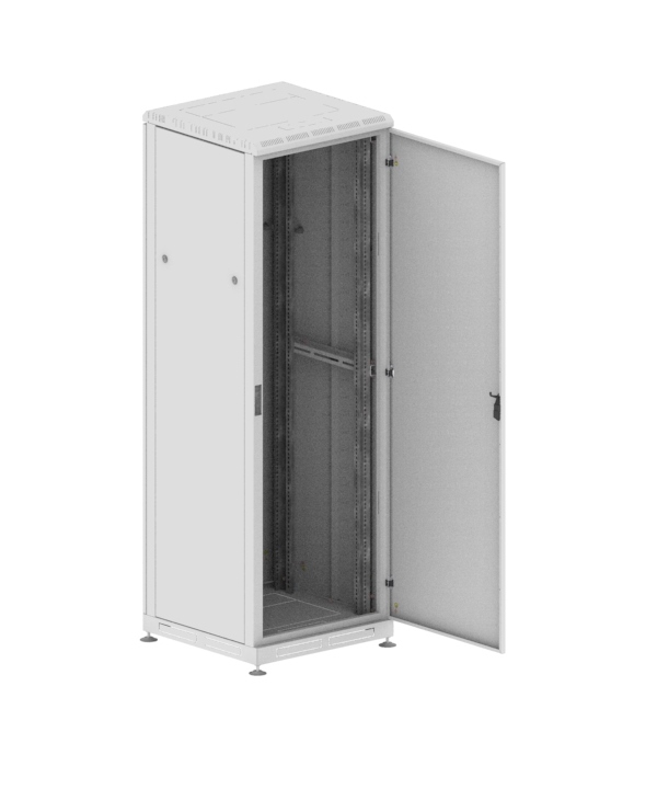 Шкаф напольный 19" телекоммуникационный, серия Премиум, 37U, 1716x600x600 мм, металлическая дверь