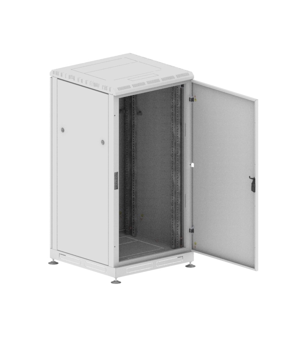 Шкаф напольный 19" телекоммуникационный, серия Премиум, 22U, 1165x600x600 мм, металлическая дверь