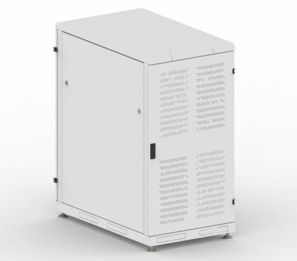 Шкаф серверный 19", серия Премиум, 27U, 1369x600x1000 мм, перфорированные двери